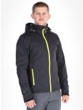 Vignette Icepeak, Biggs veste de ski softshell hommes Anthracite gris 