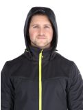 Vignette Icepeak, Biggs veste de ski softshell hommes Anthracite gris 