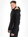 Vignette Icepeak, Biggs veste de ski softshell hommes noir 