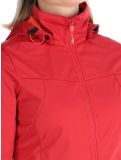 Vignette Icepeak, Boise veste de ski softshell femmes Cranberry rouge 