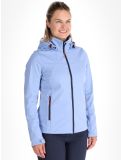 Vignette Icepeak, Boise veste de ski softshell femmes Light Blue bleu 