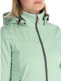 Vignette Icepeak, Boise veste de ski softshell femmes Light Green vert 