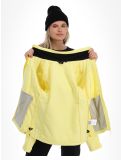 Vignette Icepeak, Boise veste de ski softshell femmes pastel jaune 