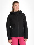 Vignette Icepeak, Brenham veste de ski softshell femmes Basic Black noir 