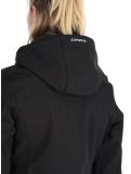 Vignette Icepeak, Brenham veste de ski softshell femmes Basic Black noir 