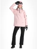 Vignette Icepeak, Calio anorak d'hiver femmes Baby Pink rose 