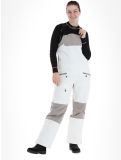 Vignette Icepeak, Cantrall pantalon de ski BIB femmes Powder blanc 