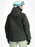 Vignette Icepeak, Castres veste de ski hommes Dark Olive vert 