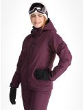 Vignette Icepeak, Cathay veste de ski femmes Plum violet 