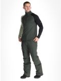 Vignette Icepeak, Clayton pull de ski hommes Dark Olive vert 