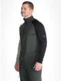 Vignette Icepeak, Clayton pull de ski hommes Dark Olive vert 