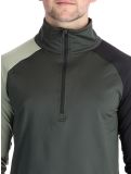 Vignette Icepeak, Clayton pull de ski hommes Dark Olive vert 