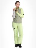 Vignette Icepeak, Clovis pull de ski femmes Asparagus vert 