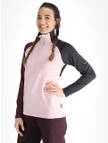 Vignette Icepeak, Clovis pull de ski femmes Baby Pink rose 