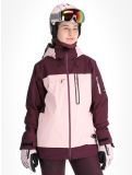 Vignette Icepeak, Curran veste de ski femmes Baby Pink rose 