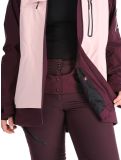 Vignette Icepeak, Curran veste de ski femmes Baby Pink rose 