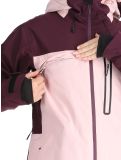 Vignette Icepeak, Curran veste de ski femmes Baby Pink rose 