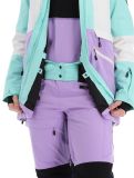 Vignette Icepeak, Curran veste de ski femmes Light Green vert, violet 