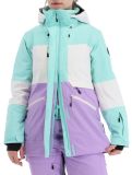 Vignette Icepeak, Curran veste de ski femmes Light Green vert, violet 