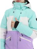 Vignette Icepeak, Curran veste de ski femmes Light Green vert, violet 