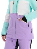 Vignette Icepeak, Curran veste de ski femmes Light Green vert, violet 