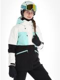 Vignette Icepeak, Curran veste de ski femmes Powder blanc, noir 