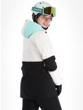 Vignette Icepeak, Curran veste de ski femmes Powder blanc, noir 