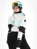 Vignette Icepeak, Curran veste de ski femmes Powder blanc, noir 