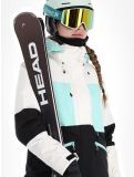 Vignette Icepeak, Curran veste de ski femmes Powder blanc, noir 