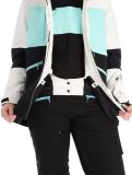 Vignette Icepeak, Curran veste de ski femmes Powder blanc, noir 