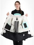 Vignette Icepeak, Curran veste de ski femmes Powder blanc, noir 