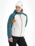 Vignette Icepeak, Dix doudoune femmes Powder blanc, vert 