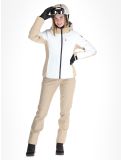 Vignette Icepeak, Eleele veste de ski femmes Optic White blanc 