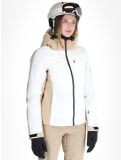 Vignette Icepeak, Eleele veste de ski femmes Optic White blanc 