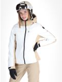 Vignette Icepeak, Eleele veste de ski femmes Optic White blanc 