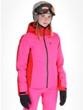 Vignette Icepeak, Eleele veste de ski femmes Raspberry rouge 