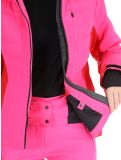 Vignette Icepeak, Eleele veste de ski femmes Raspberry rouge 