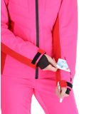 Vignette Icepeak, Eleele veste de ski femmes Raspberry rouge 