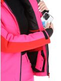 Vignette Icepeak, Eleele veste de ski femmes Raspberry rouge 