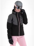 Vignette Icepeak, Faenza veste de ski femmes Black gris, noir 