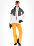 Vignette Icepeak, Faenza veste de ski femmes Optic White blanc, gris 