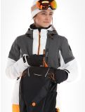 Vignette Icepeak, Faenza veste de ski femmes Optic White blanc, gris 