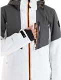 Vignette Icepeak, Faenza veste de ski femmes Optic White blanc, gris 