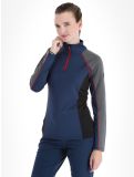 Vignette Icepeak, Faribault pull de ski femmes Dark Blue bleu 