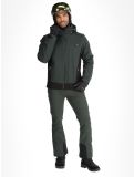 Vignette Icepeak, Farwell veste de ski hommes Dark Olive vert 