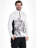 Vignette Icepeak, Fennville pull de ski hommes Optic White blanc 