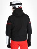 Vignette Icepeak, Fircrest veste de ski hommes Black White blanc, noir 