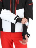 Vignette Icepeak, Fircrest veste de ski hommes Black White blanc, noir 