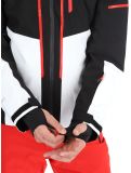 Vignette Icepeak, Fircrest veste de ski hommes Black White blanc, noir 