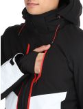 Vignette Icepeak, Fircrest veste de ski hommes Black White blanc, noir 